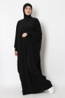 Abaya papillon cagoule intégré