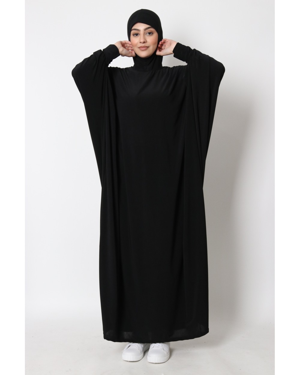 Abaya papillon cagoule intégré