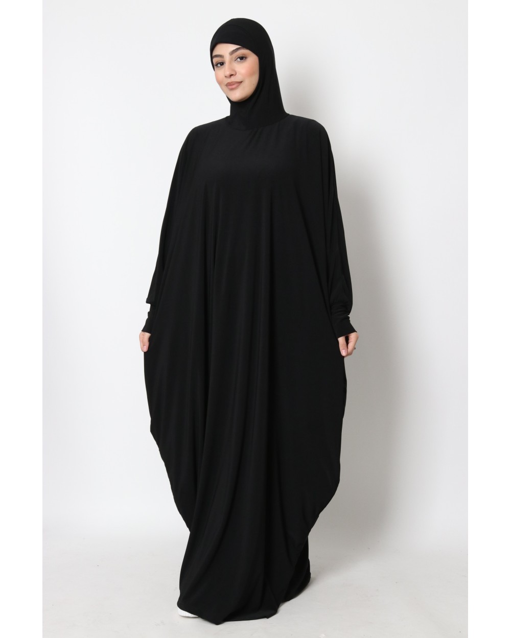 Abaya papillon cagoule intégré