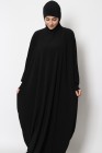 Abaya papillon cagoule intégré