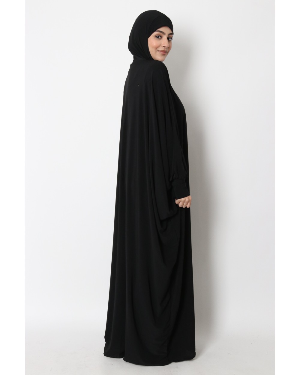 Abaya papillon cagoule intégré