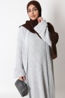 Ensemble robe pull sans manche et gilet long