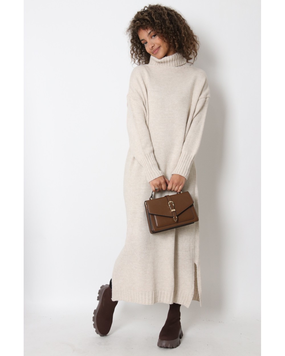 RIXA turtleneck sweater dress