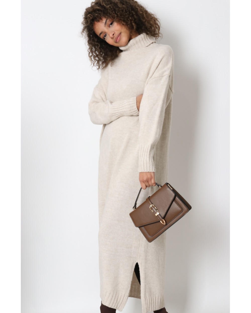 RIXA turtleneck sweater dress