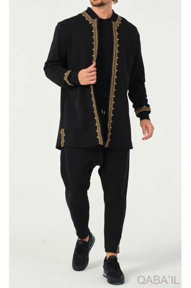 ARTIBY Qamis Arabe Pure Color Men - Kaftan de vêtements islamiques pour  Hommes