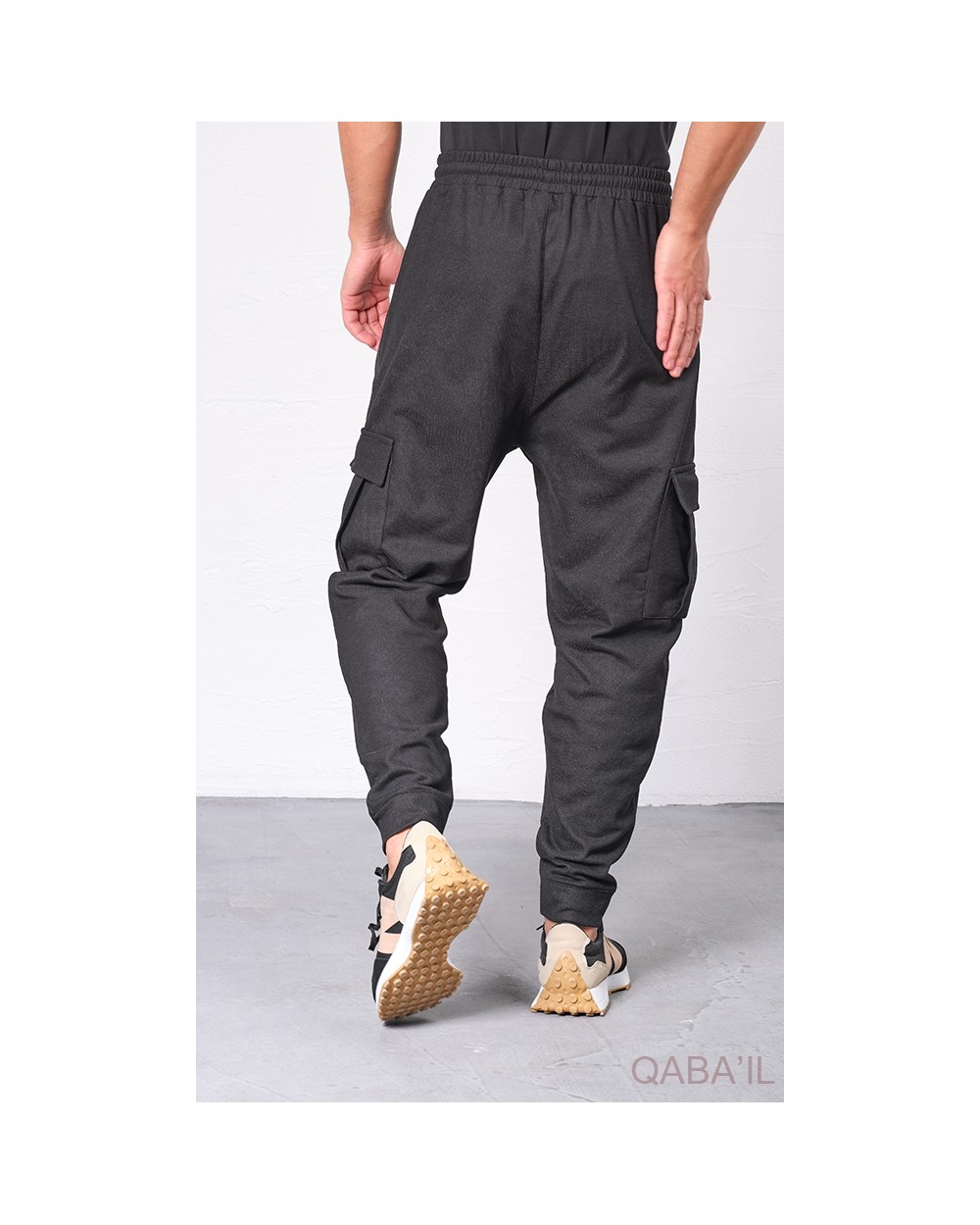 Flex cargo harem pants