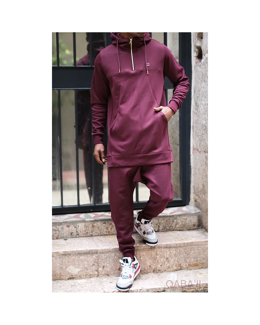 Relaxed premium short qami set