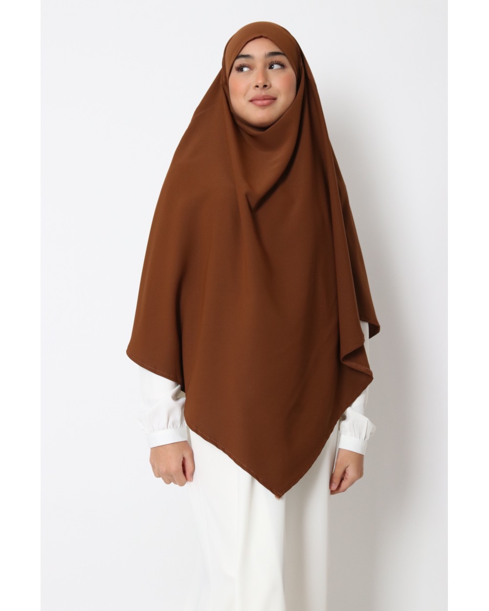 Khimar pointe court soie de médine