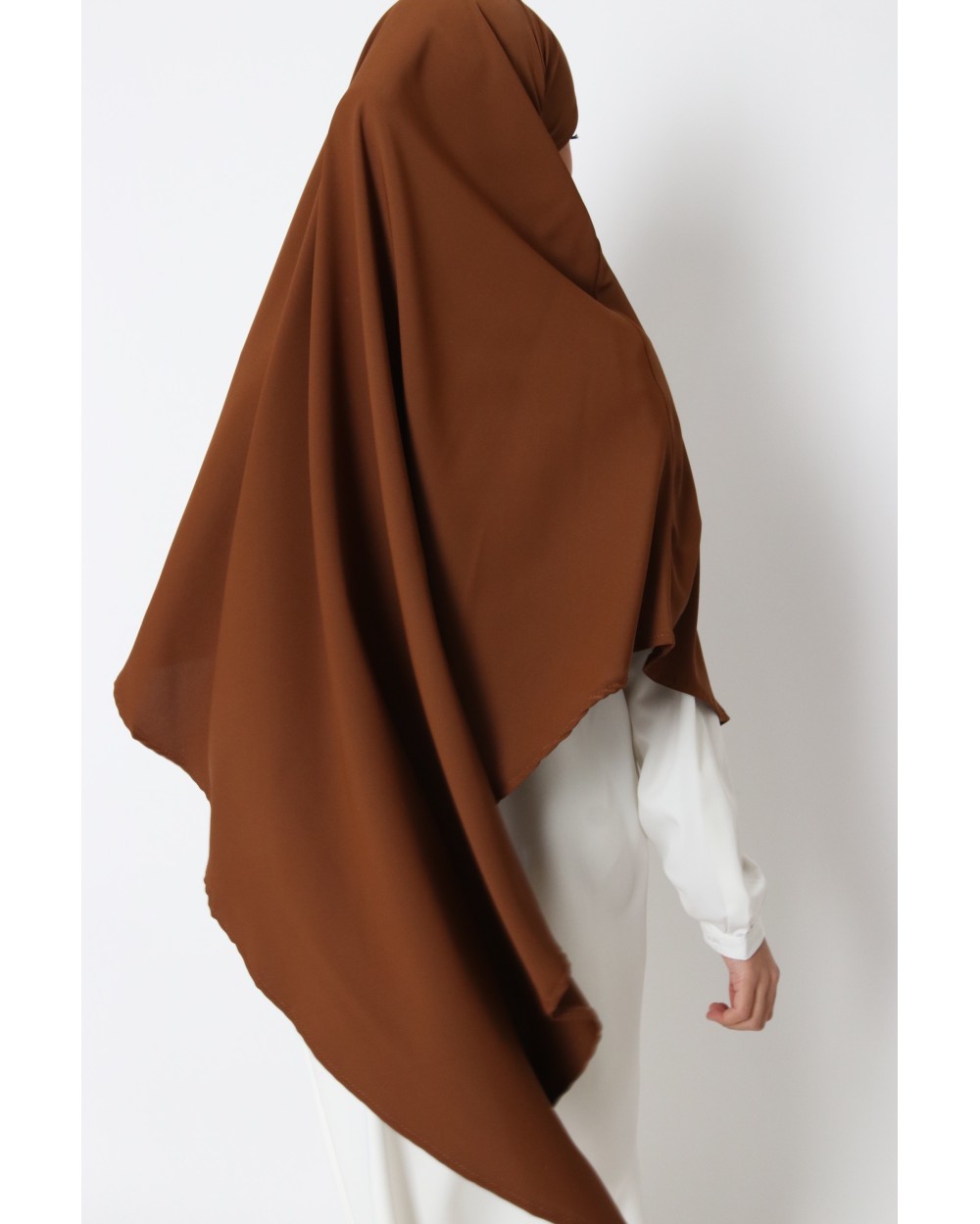 Khimar pointe court soie de médine