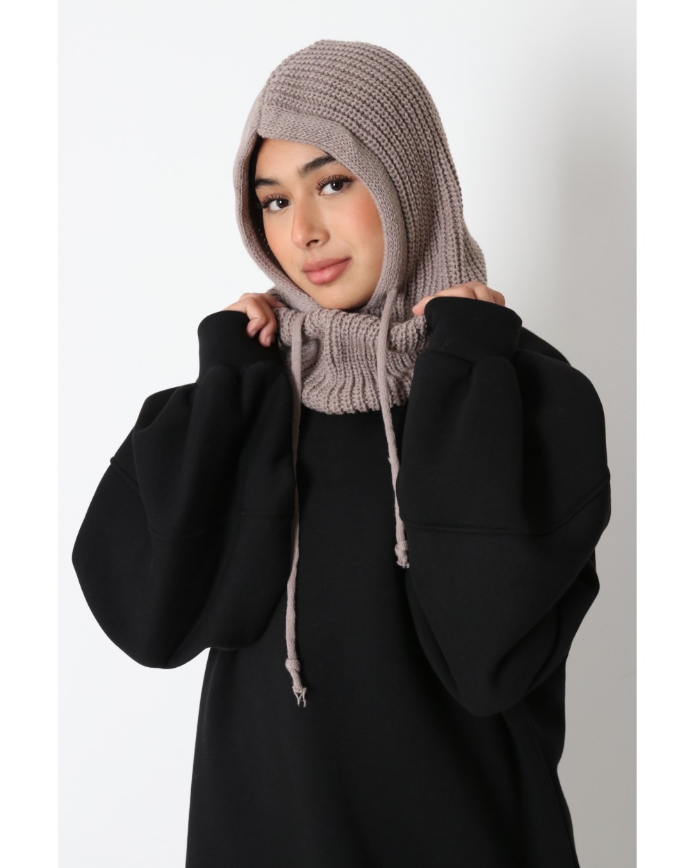 Cagoule en maille hijab