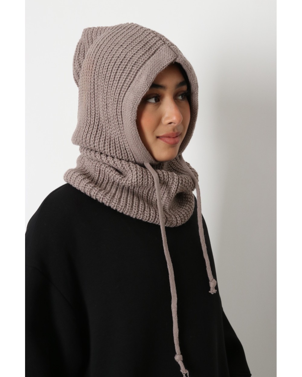 Cagoule en maille hijab