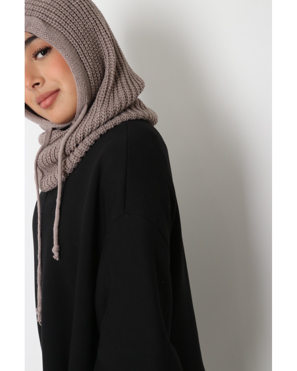 Cagoule en maille hijab