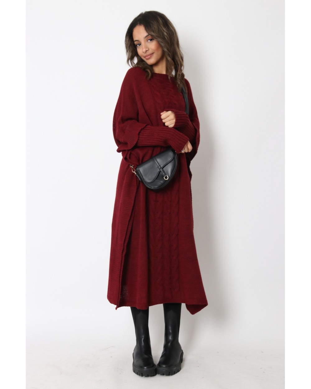 Maxi Pantchi Sweater with Twists