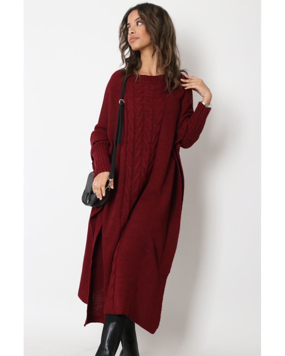 Maxi Pantchi Sweater with Twists