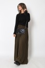 Long skirt LOULA pleated