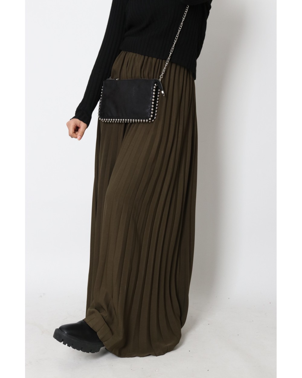Long skirt LOULA pleated