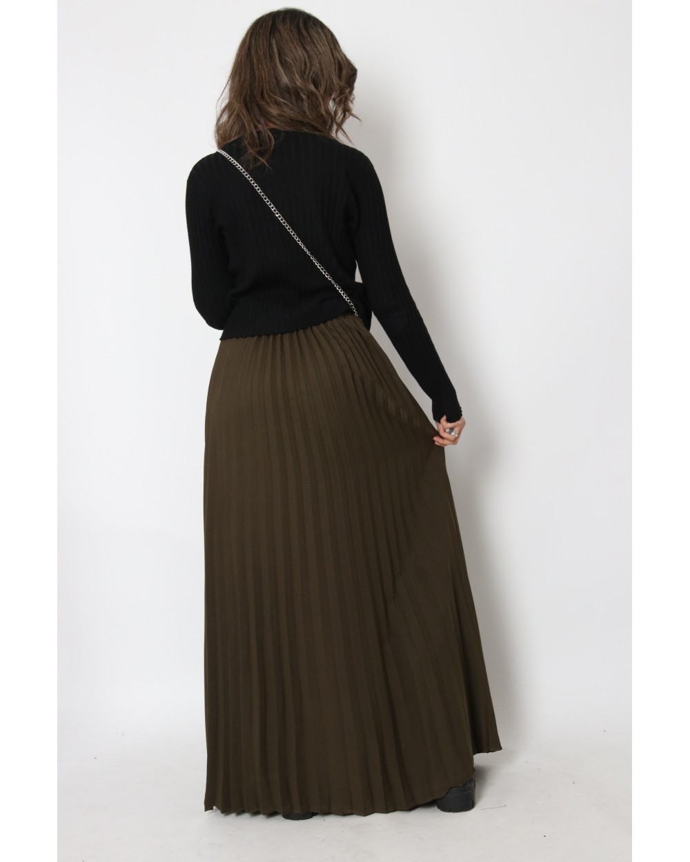Long skirt LOULA pleated