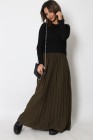 Long skirt LOULA pleated