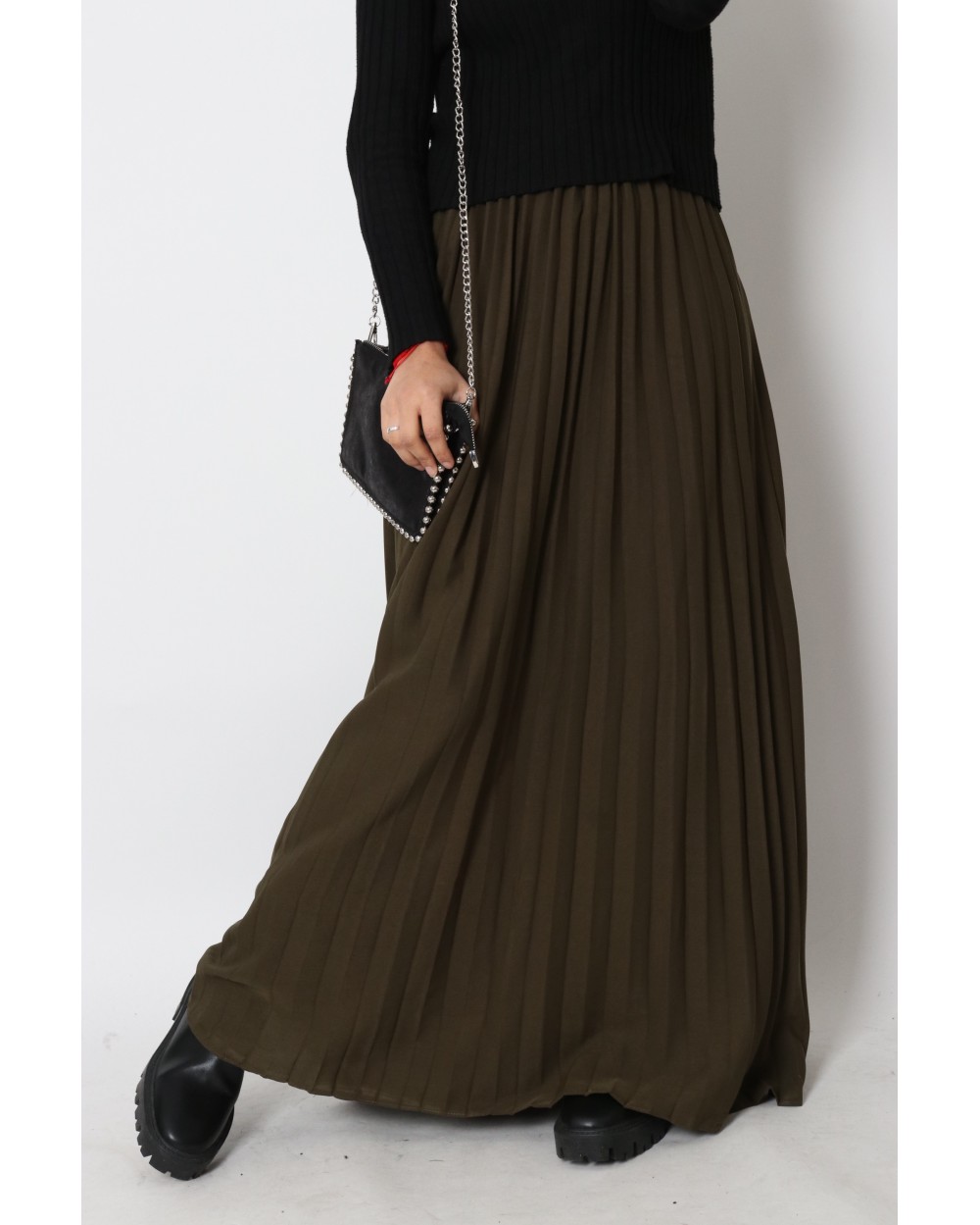Long skirt LOULA pleated