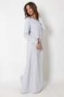 Danya sport long dress with hood and color stripes