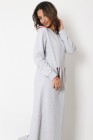Danya sport long dress with hood and color stripes