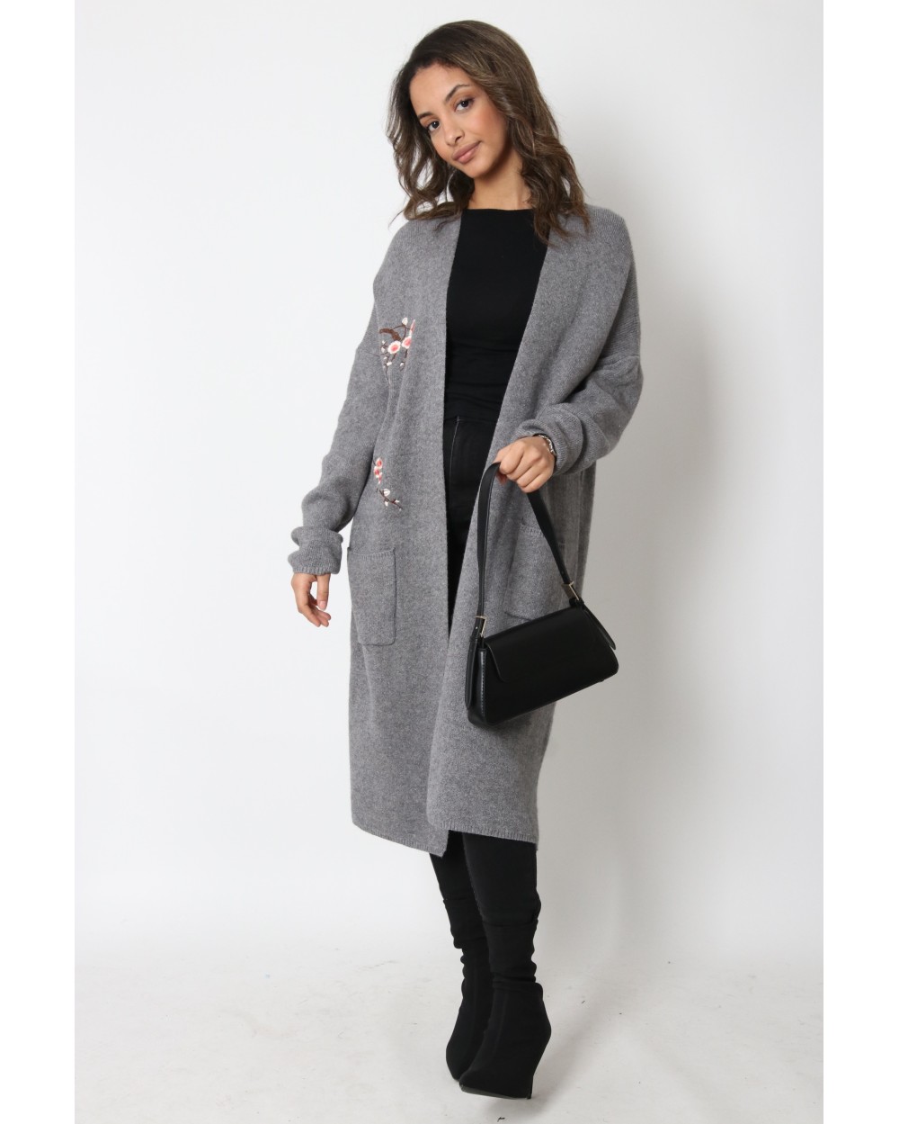 Cherry oversize vest