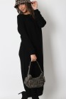 Rania openwork sweater dress