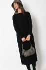 Rania openwork sweater dress