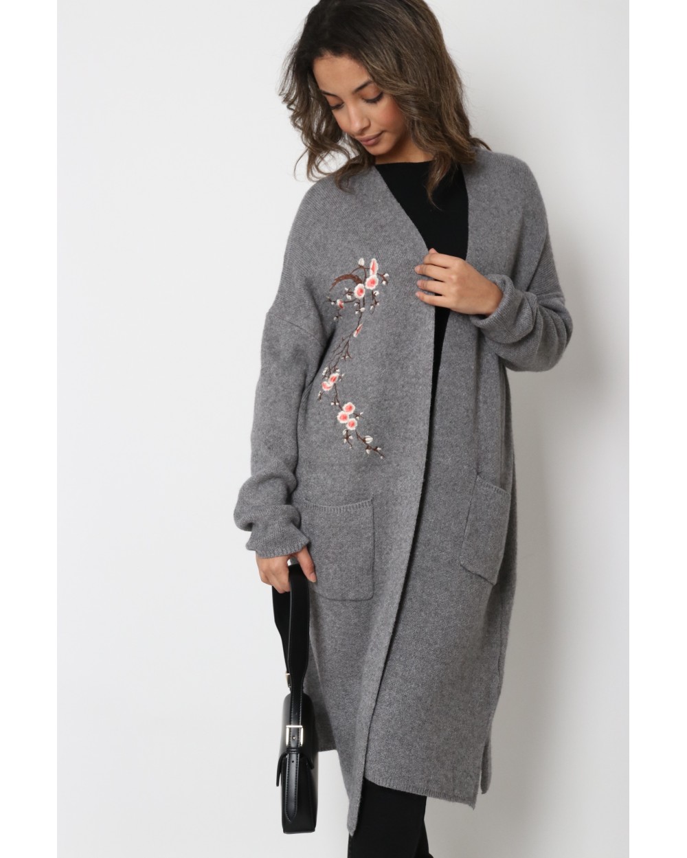 Cherry oversize vest