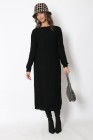 Rania openwork sweater dress