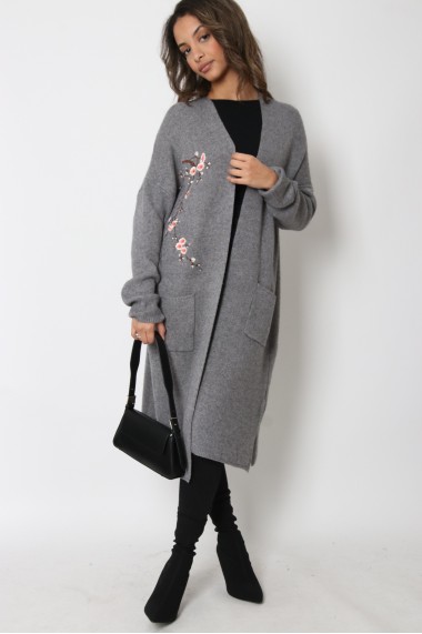 Cherry oversize vest