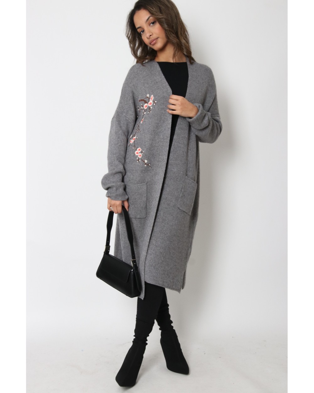 Cherry oversize vest