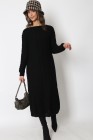 Rania openwork sweater dress