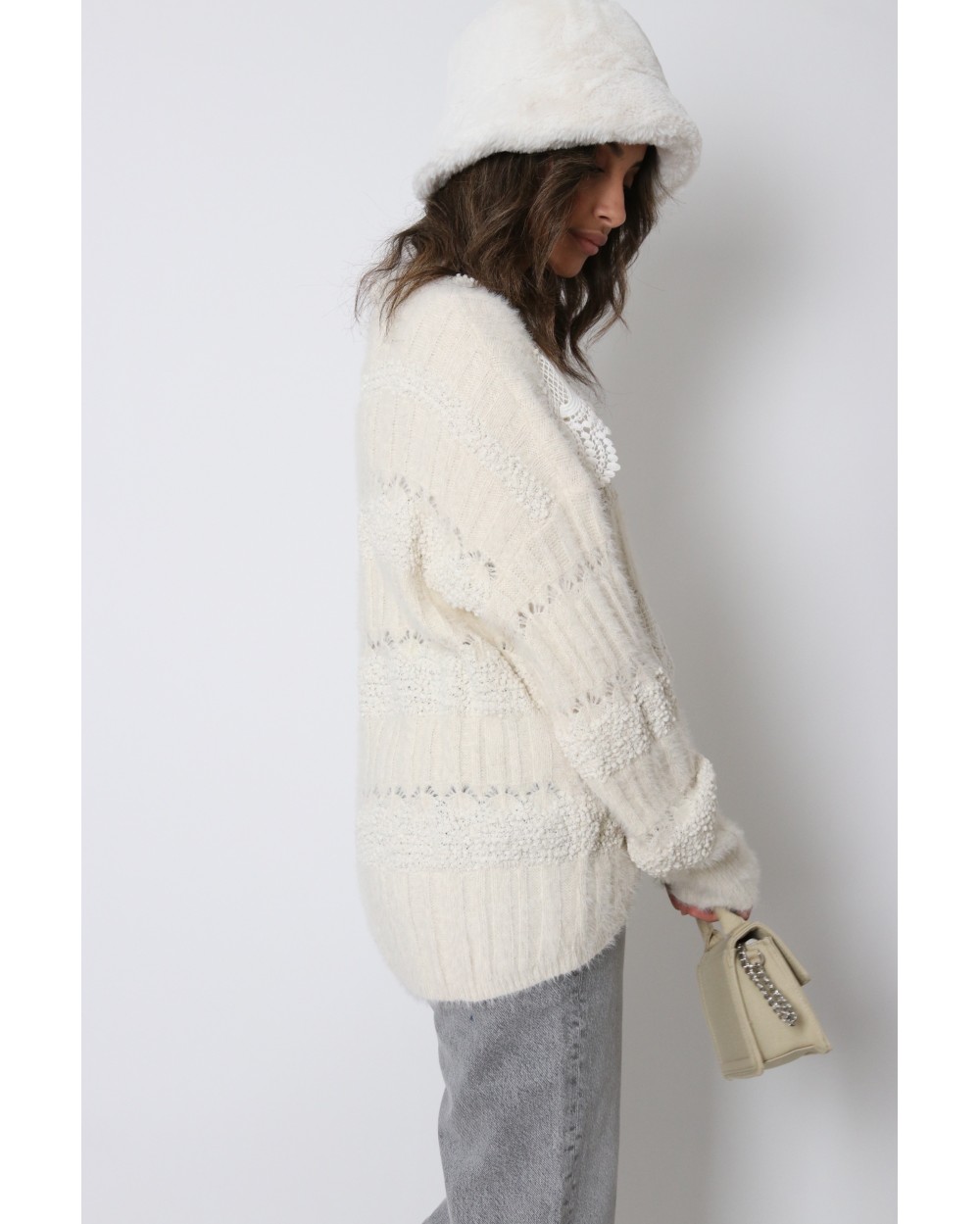 Pull à dentelle Danysia