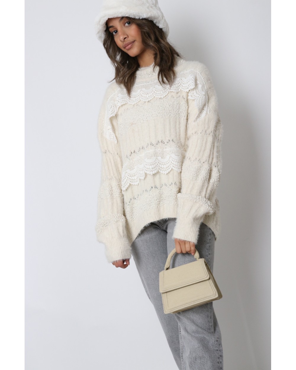 Pull à dentelle Danysia