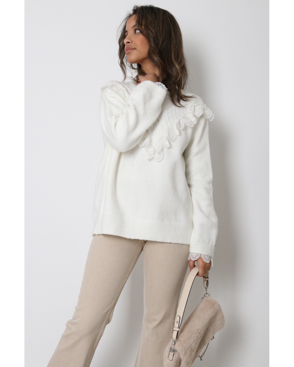 Pull à dentelle Palmas