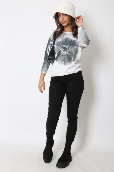 T-shirt manche longue femme...