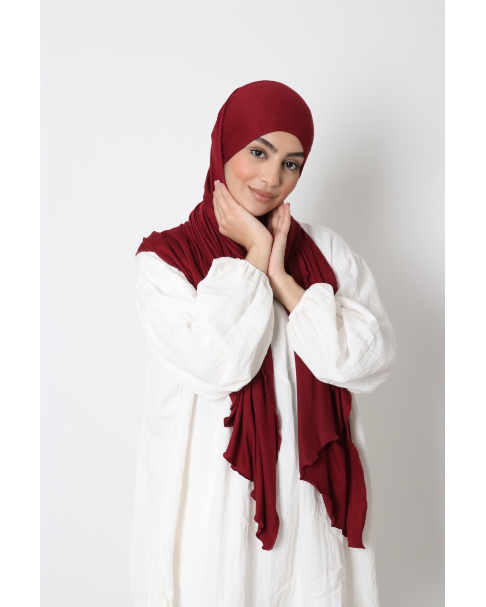 Hijab jersey à nouer