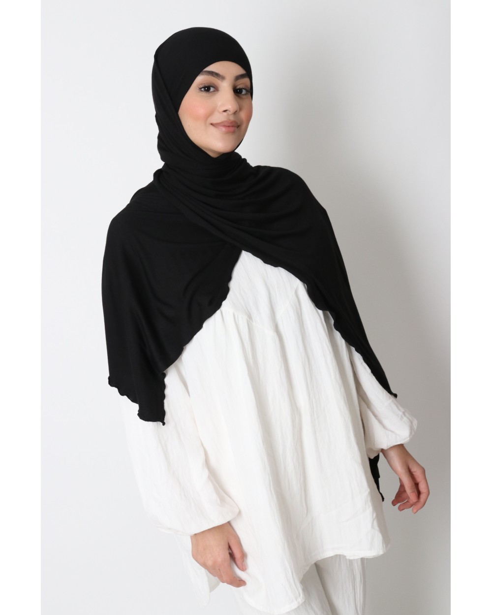 Hijab jersey à nouer