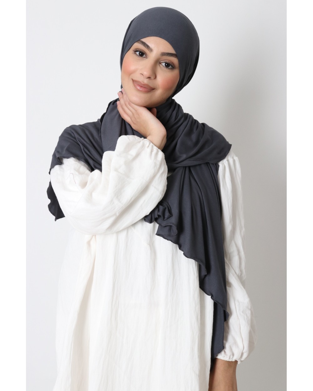 Hijab jersey à nouer