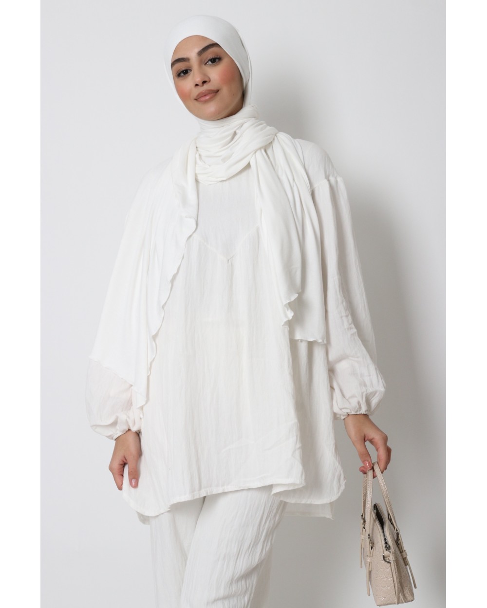 Hijab jersey à nouer