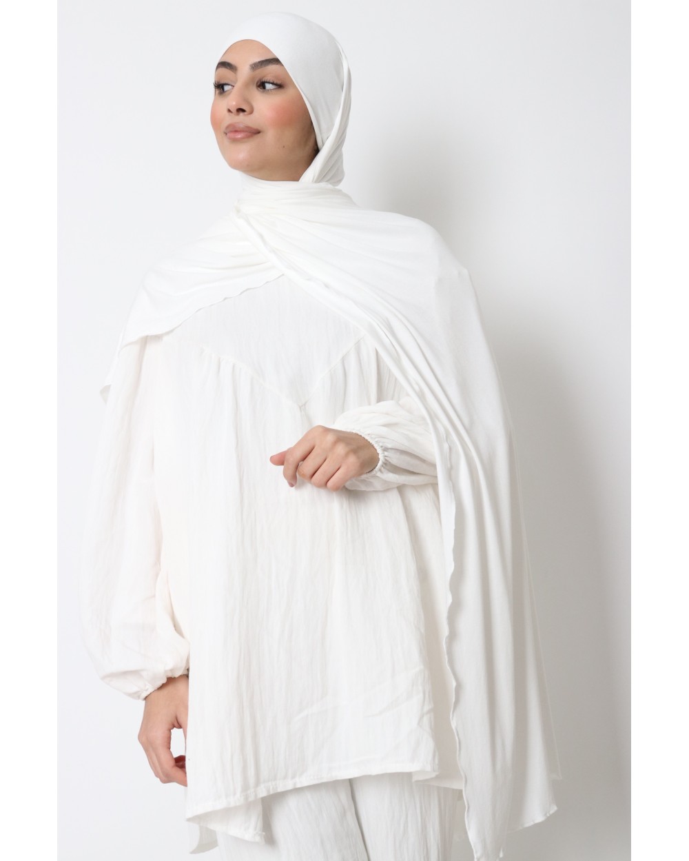 Hijab jersey à nouer