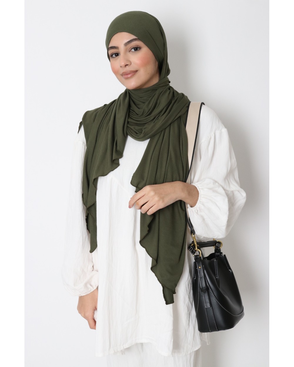 Hijab jersey à nouer