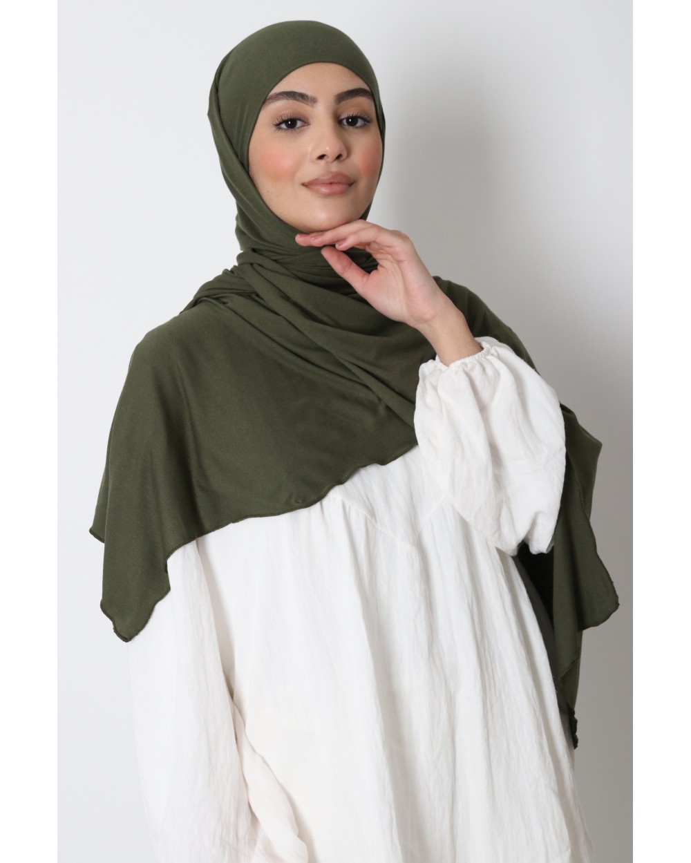Hijab jersey à nouer