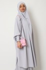 Jilbab with tuxedo sleeves