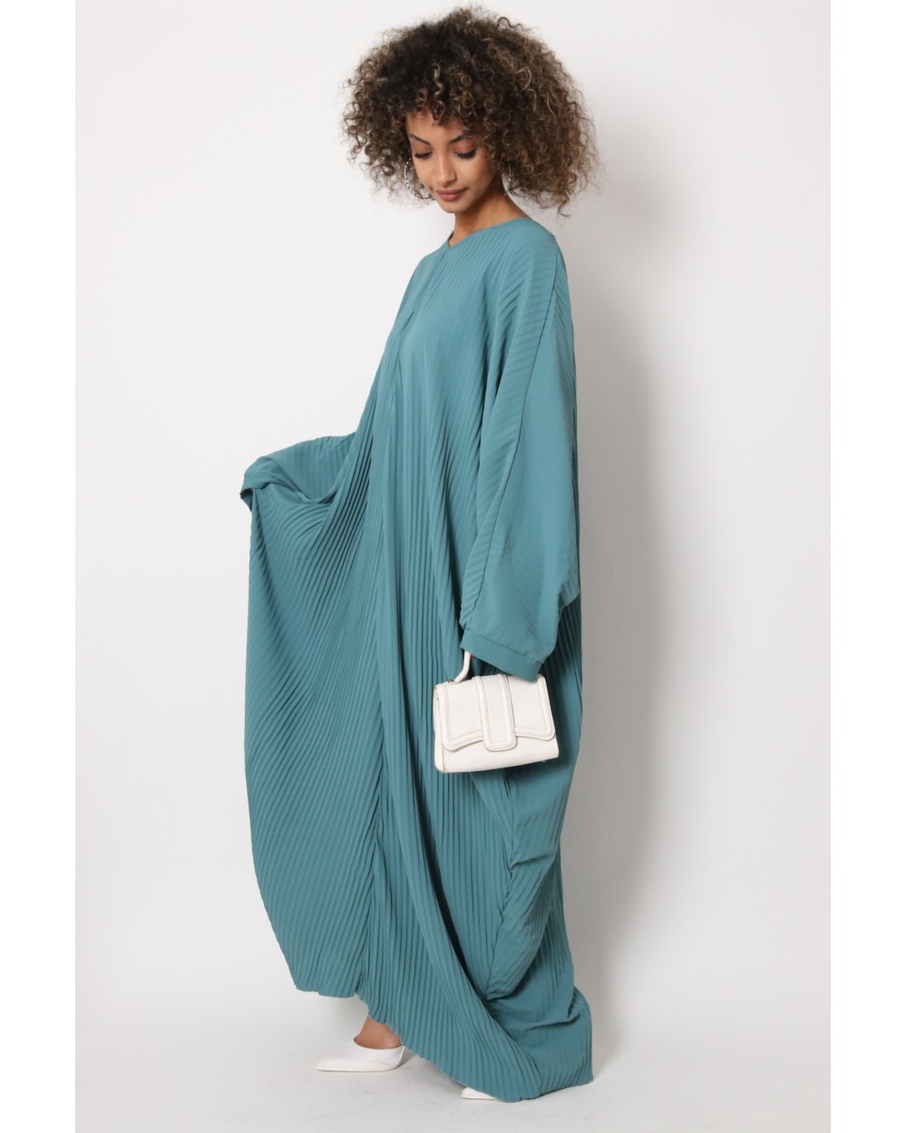 Pleated butterfly dress