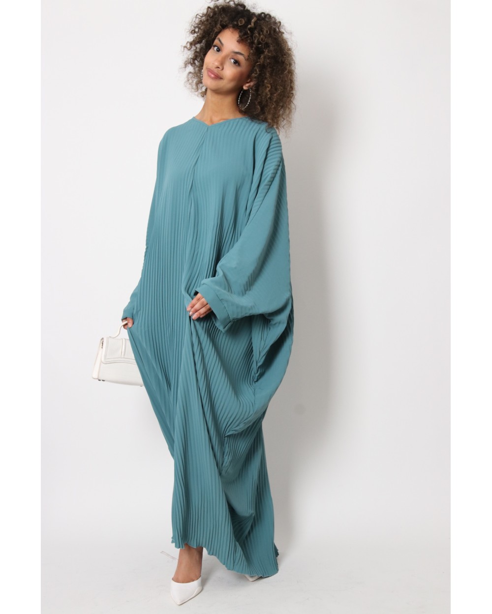 Pleated butterfly dress