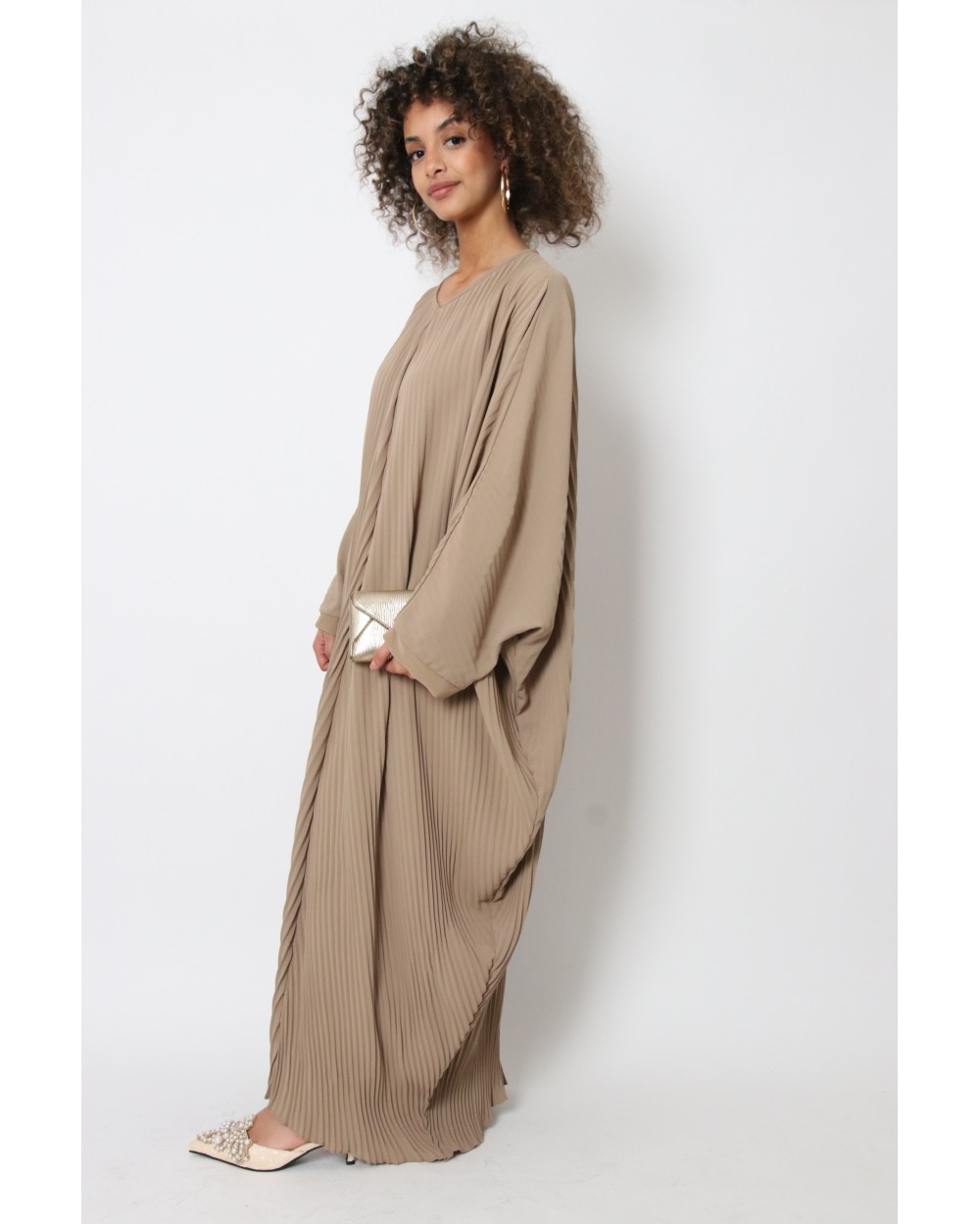 Pleated butterfly dress