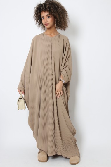 Robe papillon plissée