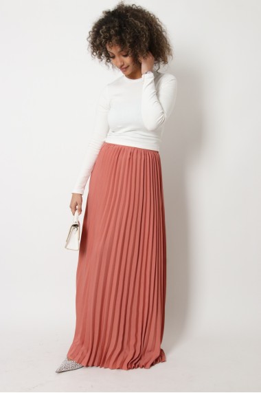 Long skirt LOULA pleated